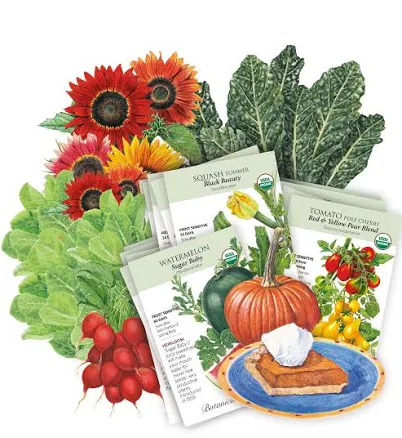Heirloom Organic Seed Bank Collection